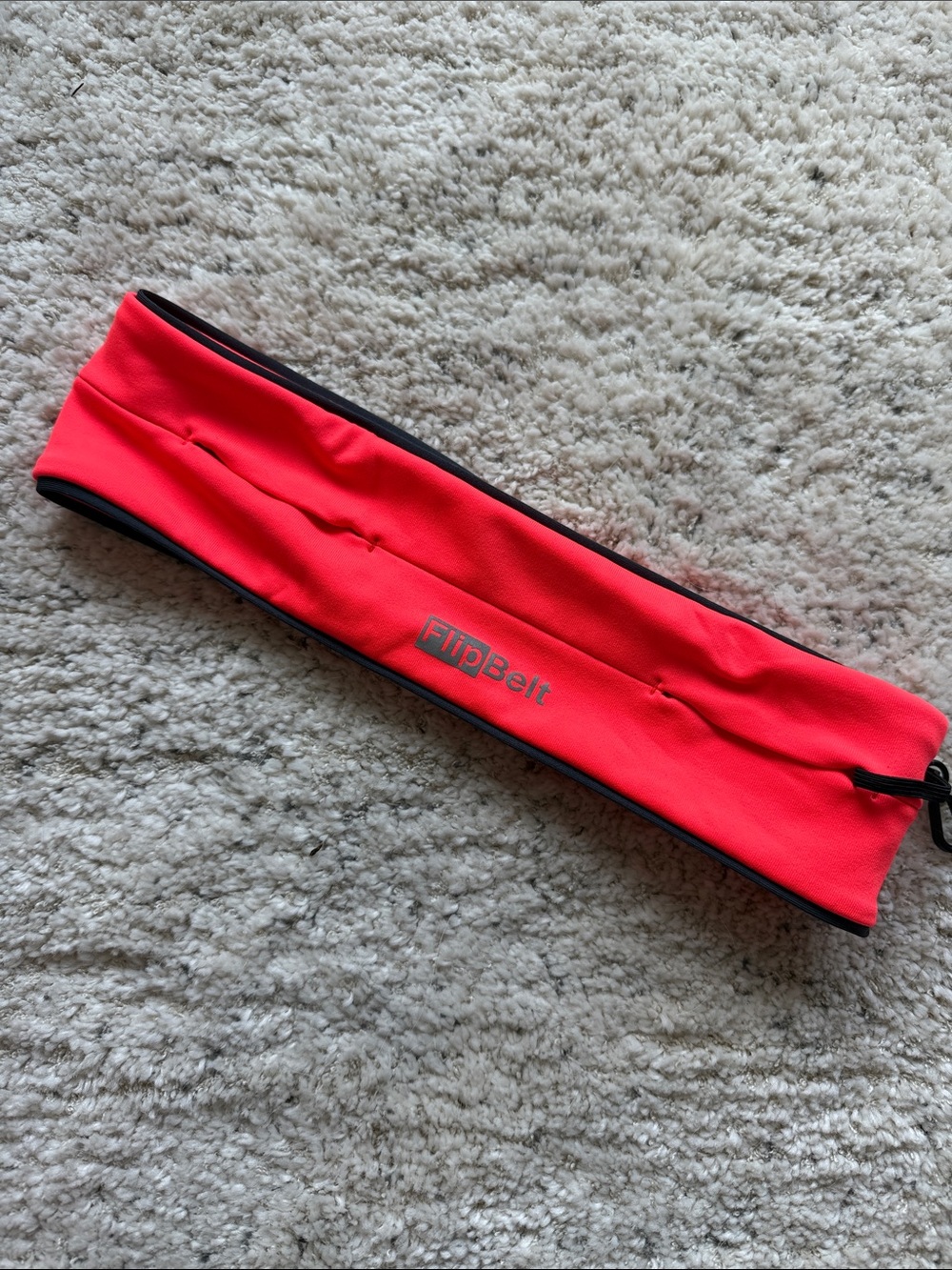 FlipBelt Neon Pink Running Waist Belt